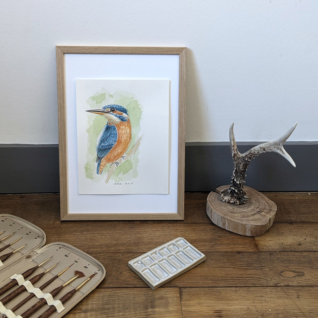 "L'insaisissable" - Aquarelle originale 