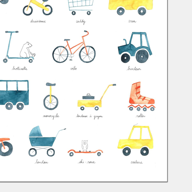 Affiche "Comme sur des roulettes"