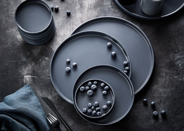 Engels Kerzen HENRY Kerzenteller dunkelgrau