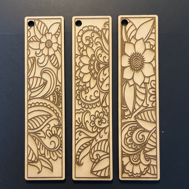 Marque-pages, fleurs