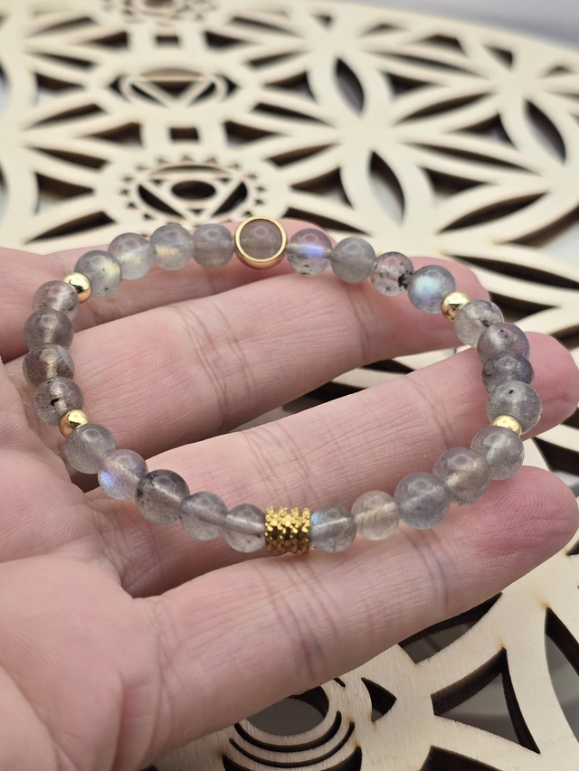 Bracelet Labradorite 0,6 cm