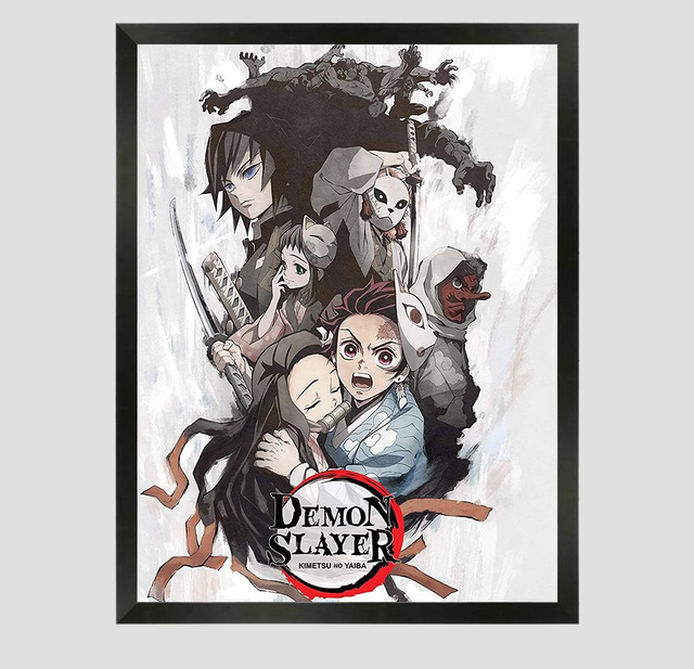Demon Slayer A3 Framed Print