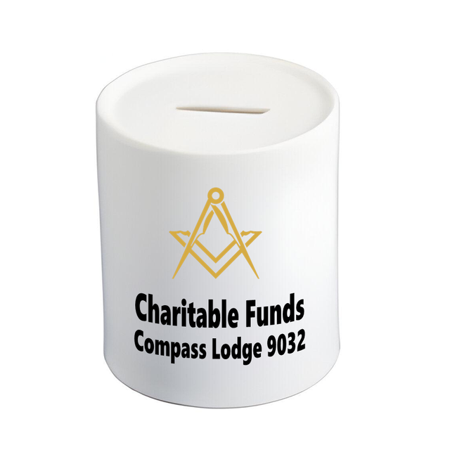 Custom White Money Box