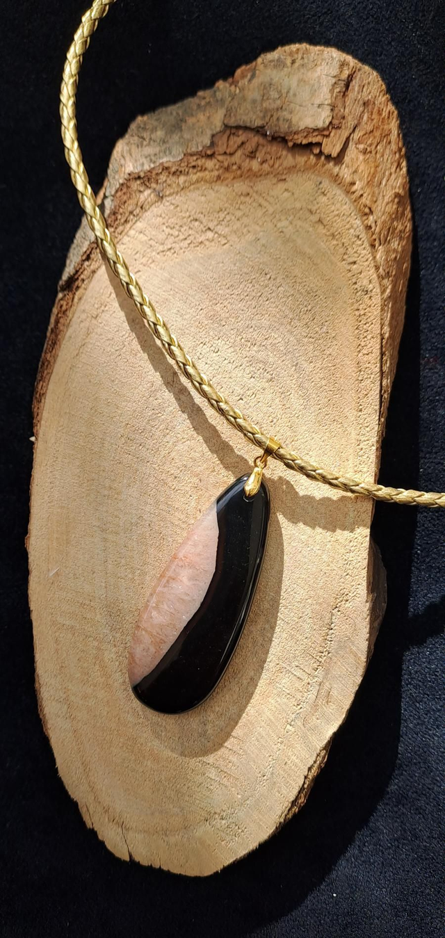 Pendentif en Agate de Feu 