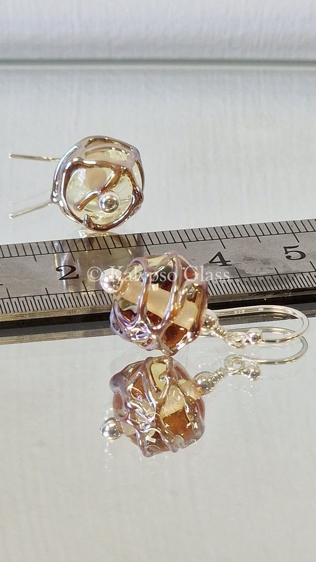 Drizzle Earrings, Clear