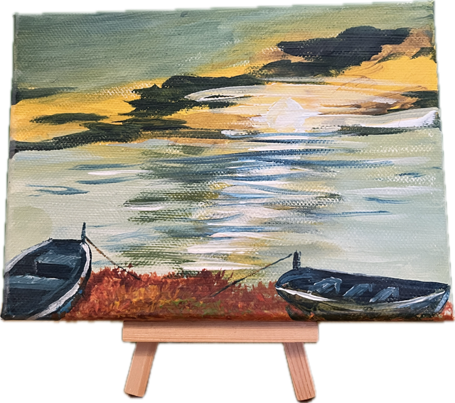 Abendstimmung 13x18 cm