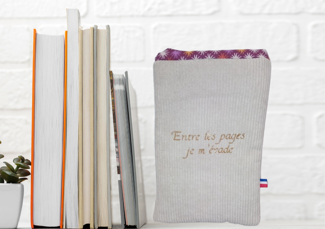 Pochette livre Beige