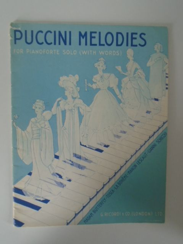 Puccini Melodies for Pianoforte Solo with Words Sheet Music