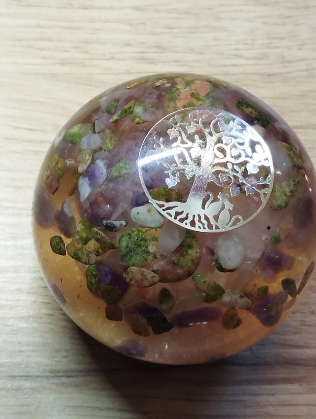 Orgonite sphère 