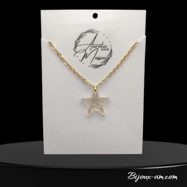 Collier résine