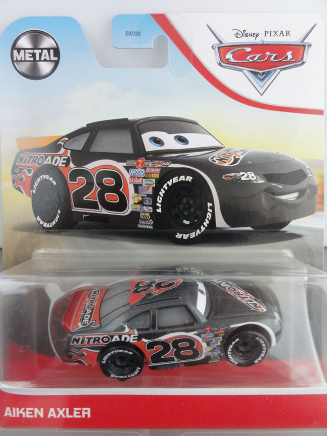 Disney Pixar Cars 1 - Alan &quot;Aiken&quot; Axler - Nitroade #28
