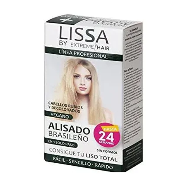 ALISADO BRASILEÑO VEGANO LISSA CABELLOS RUBIOS Y DECOLORADOS