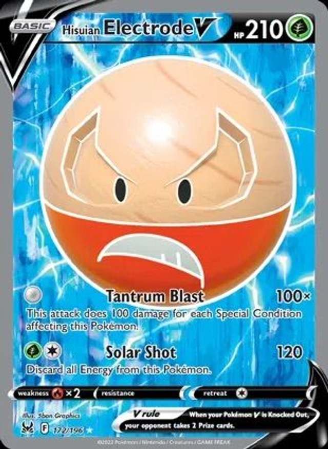 Hisuian Electrode V - 172/196 (Ultra Rare)