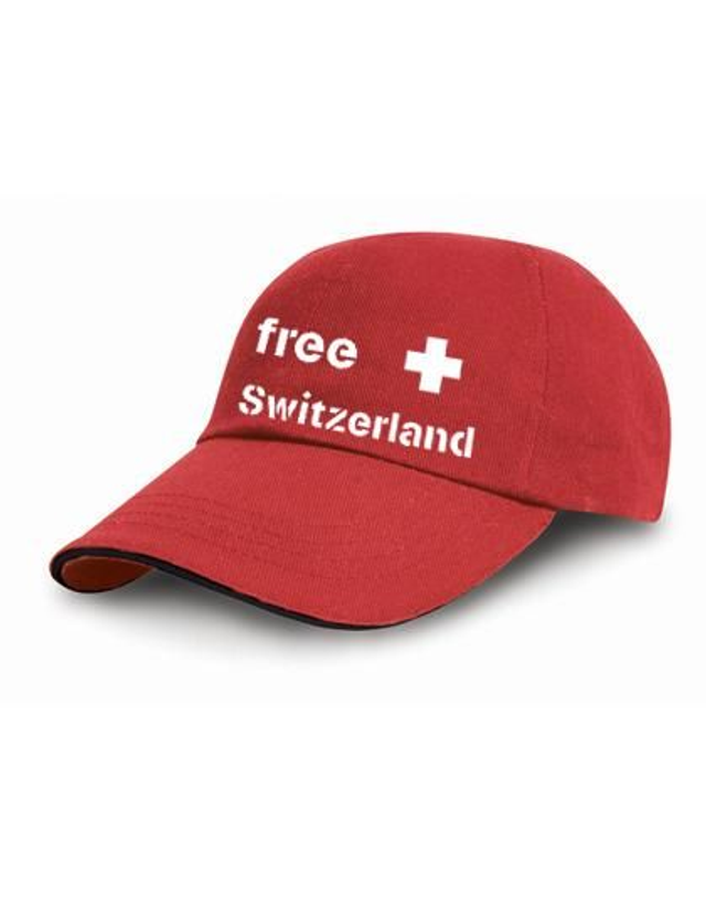 Cap ROT «free Switzerland»