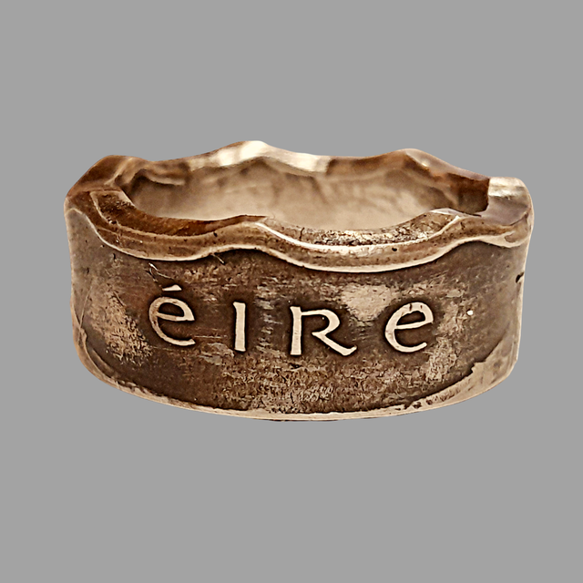 RESERVED FOR PETER: Irish 50 Pence 1998 Coin Ring  