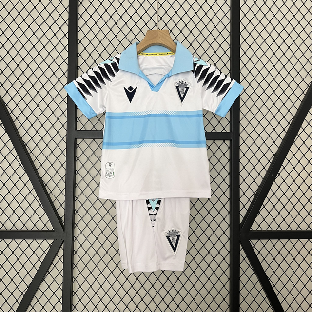 Conjunto camiseta + pantalón NIÑOS 2ª  Cádiz CF 24-25 