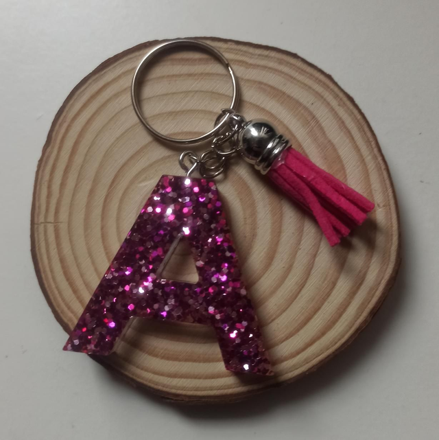 Porte clés lettre - A