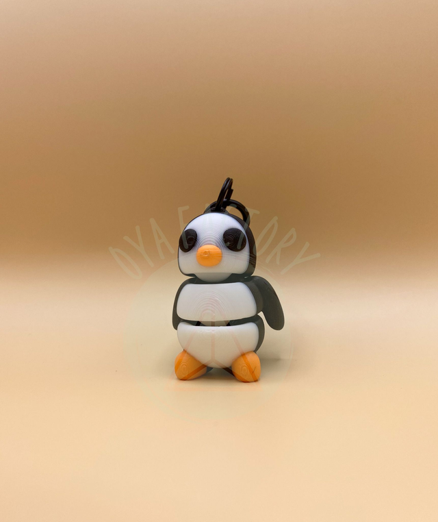 Porte-clés mini Pingouin articulé