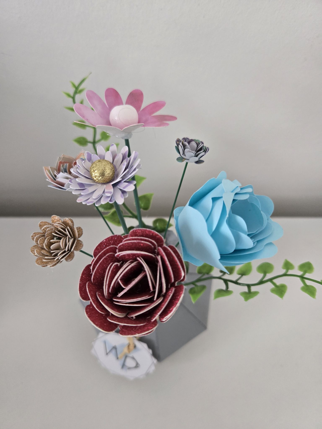 Bouquet de fleurs en papier – Élégance durable pour votre intérieur