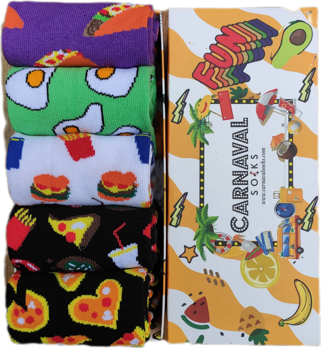 ZESTAW #12 Skarpetki 5 PAR 39-45 Kolorowe Śmieszne IDEALNE NA PREZENT!