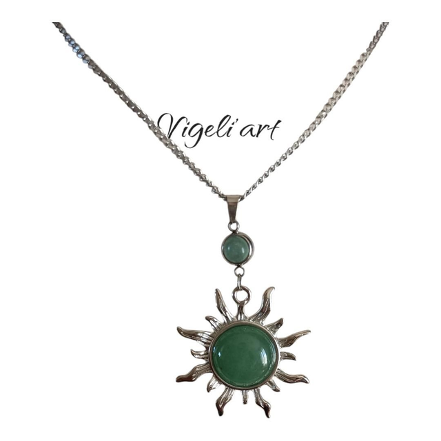 Collier soleil aventurine 