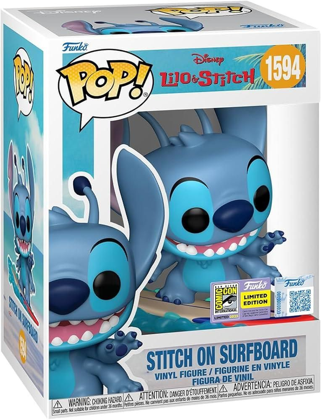 Stitch on surfboard Lilo &amp; Stitch 1594