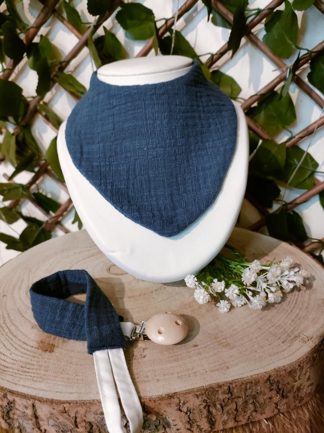 Bandana bleu marine - personnalisable 