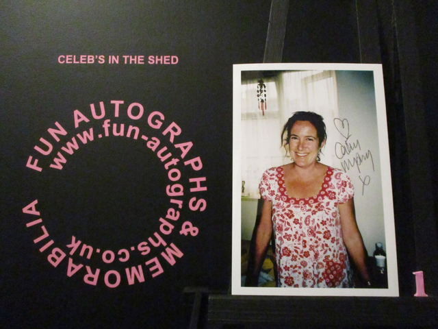 Cathy Murphy Authentic Autographed 6x4 Our Facing White Border Photograph (B1)