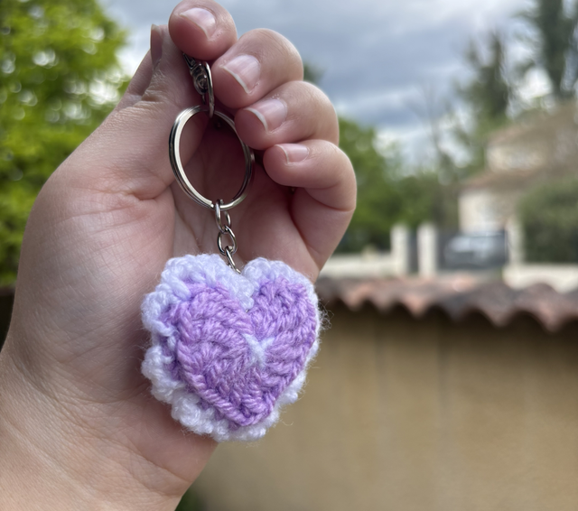 Porte-Clé - Cœur coquette