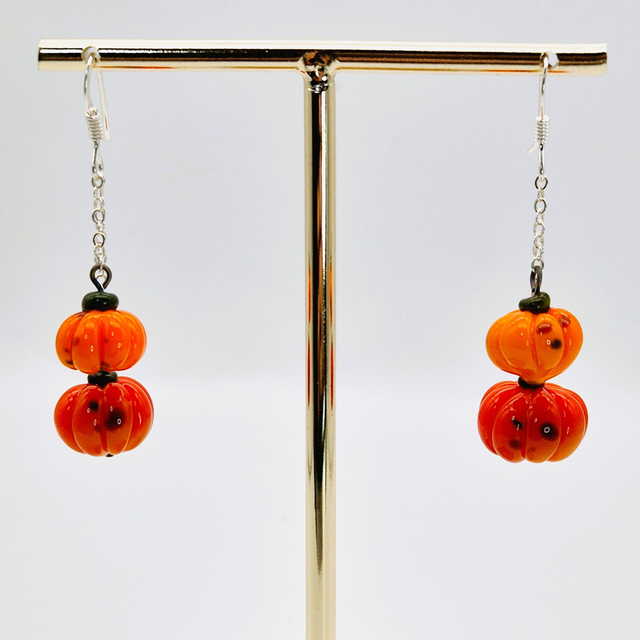 Boucles d'oreilles Potiron 2