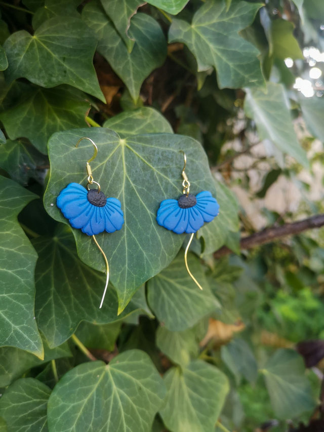 Collection Florale Embruns Océans - Boucles d&#039;oreilles Léa