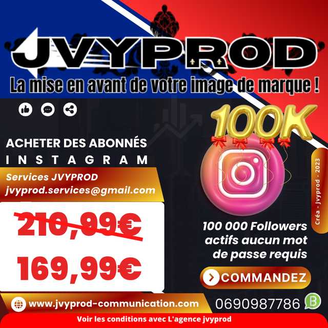 Instagram actifs (100 000 )