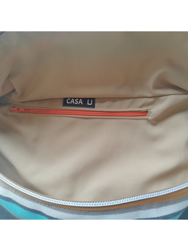 Sac banane en toile multicolore