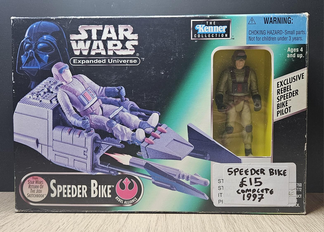 Star Wars Expanded Universe Speeder Bike 1997 Boxed Complete