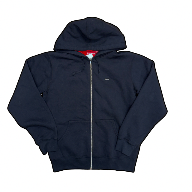 Supreme Logo Zip Hoodie - M