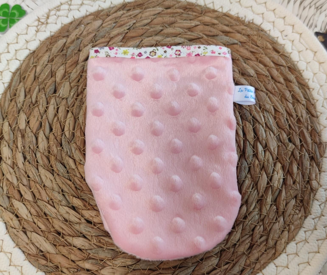 Gant minky grand rose petite fleur 