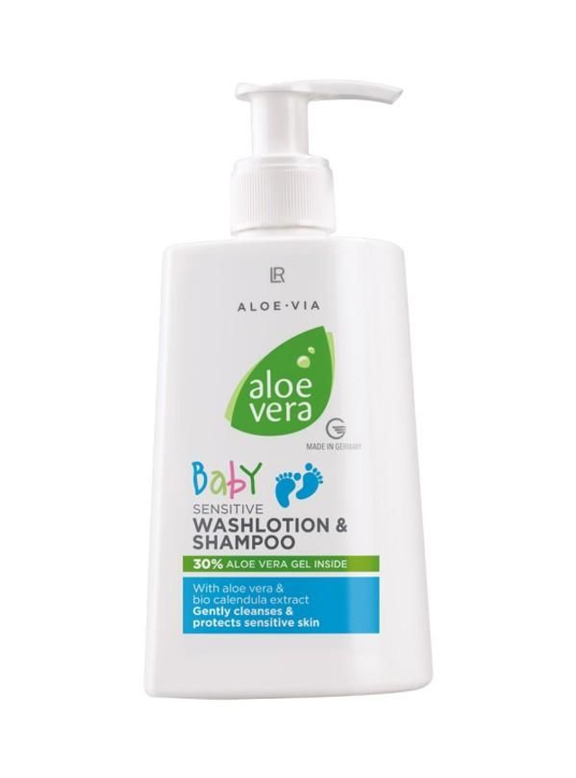 Aloe Vera Baby Lotion lavante douce &amp; shampoing pour bébé