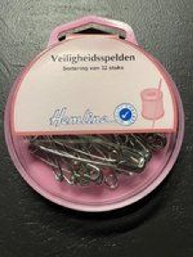 Veiligheidsspelden Hemline (assorti 32 stuks)