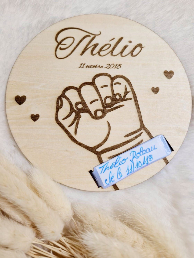 Porte bracelet de naissance