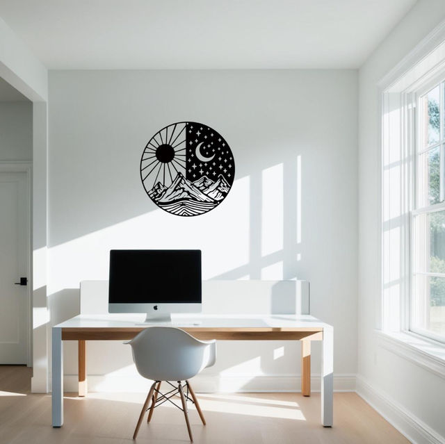 Montage jours/nuits (39x39cm)