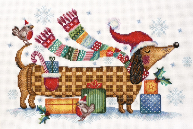 I’m Feeling A Holiday Counted Cross Stitch kit by Abris Art