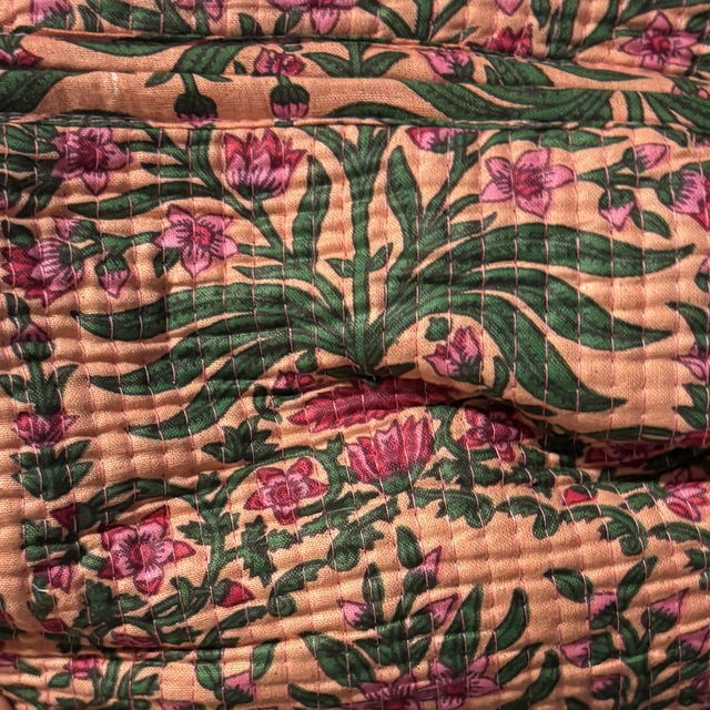 Pink Autumnal Toiletry Bag - Large