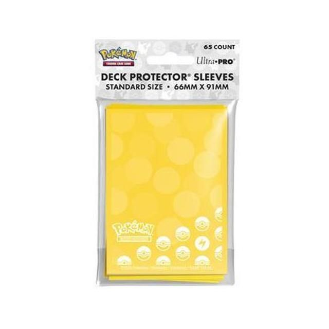 UP - Energy - Lightning Type 65ct Deck Protector Sleeves For Pokémon