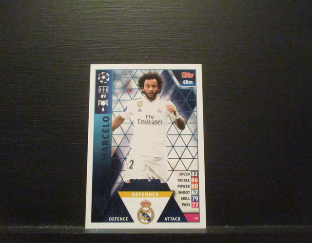 MARCELO - UEFA Champions League Match Attax 2018/19 Original Trading Card #40