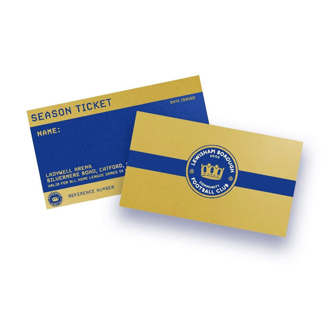 Season Ticket - Gold  Tier - £50