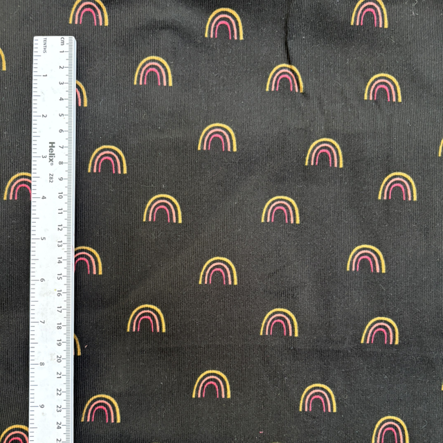 Black Rainbow Needlecord