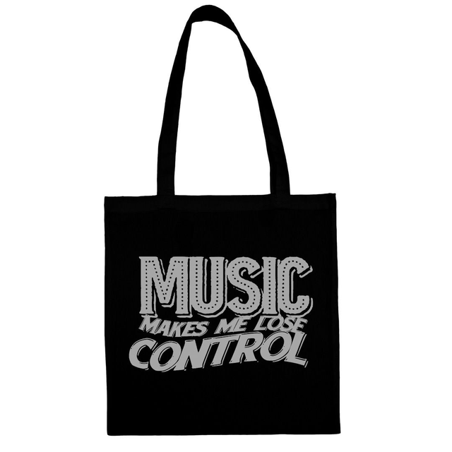 MUSIC MAKES ME LOSE CONTROL TOTE BAG