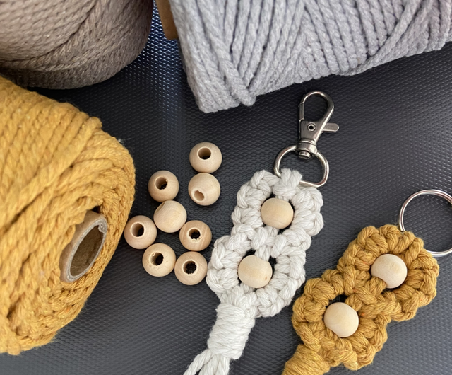 Macramé Flower Keyring Workshop - 12th July 2025