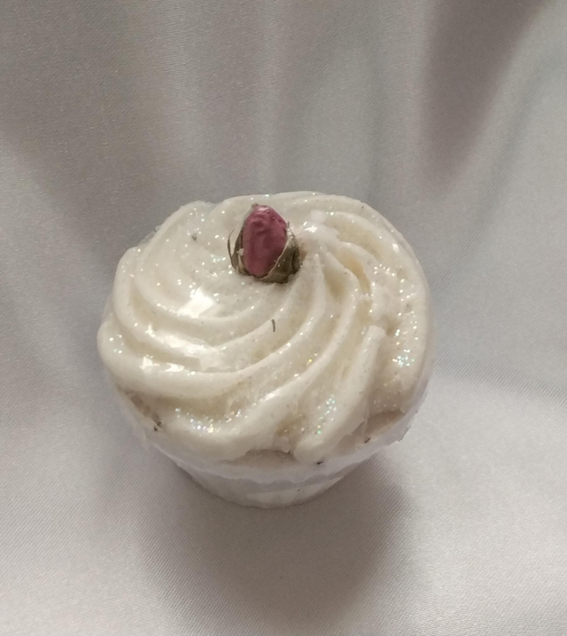 Fondant Cupcake/Rose de Damas