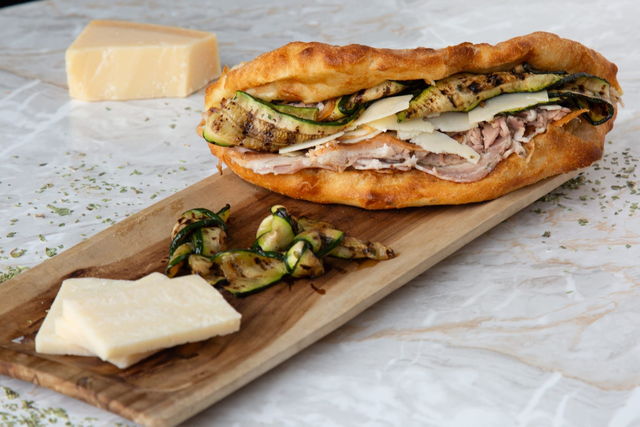 Rosticceria: Pizza baciata